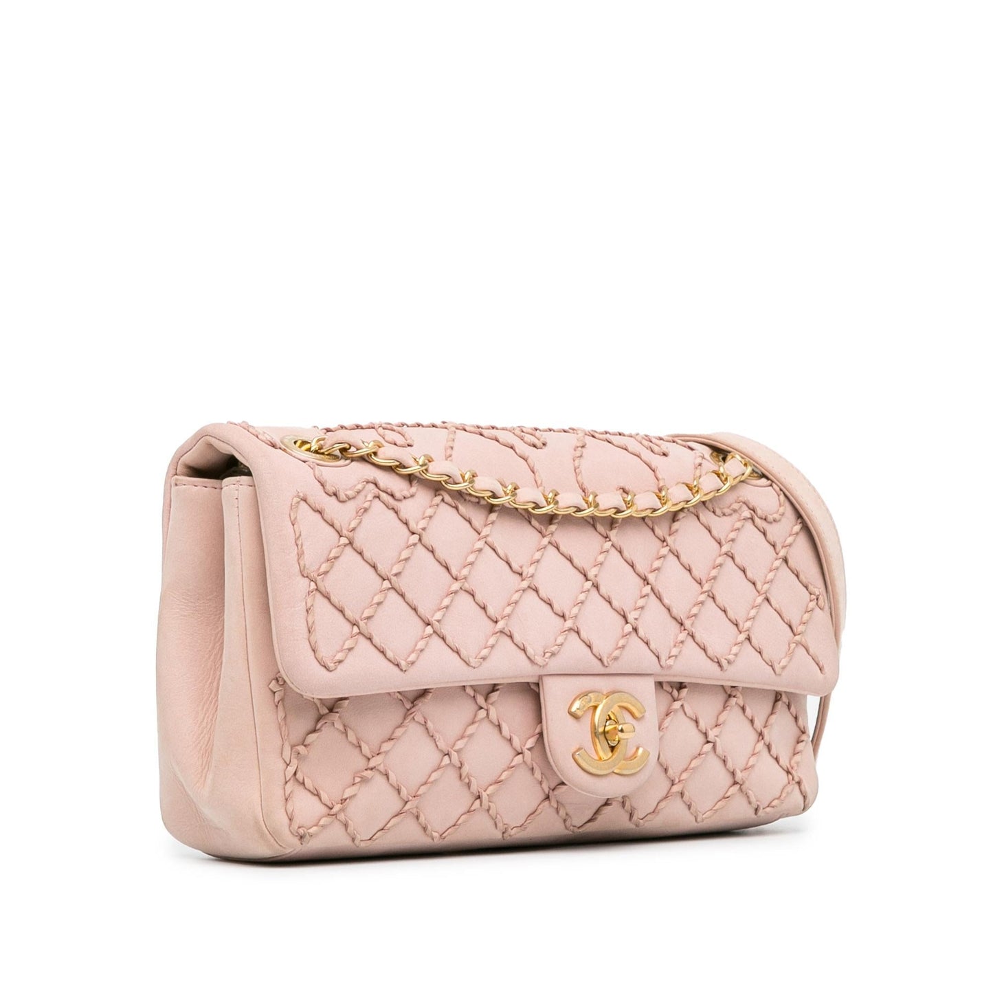 Chanel Twist Quilted Heart Flap (SHG-uZx9EN) Crossbody