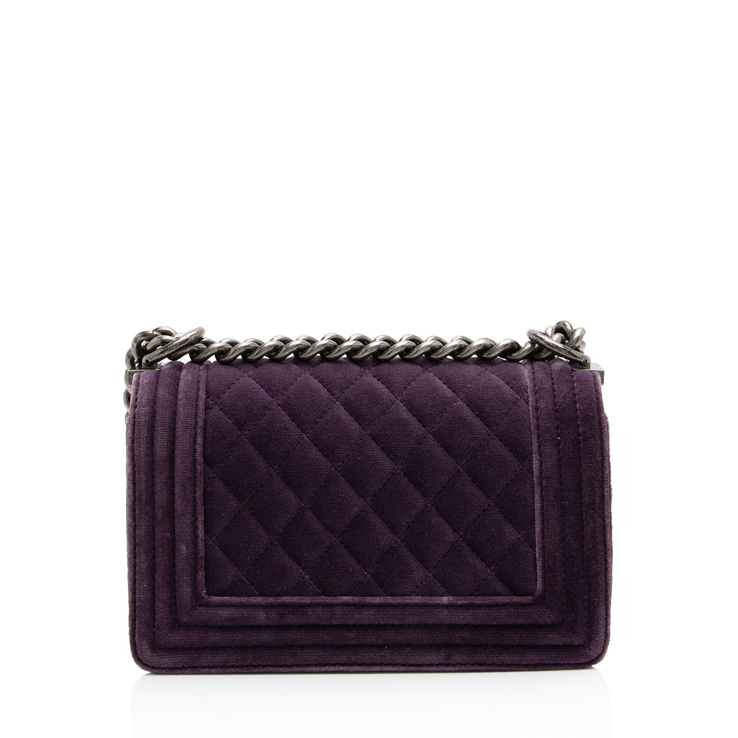 Chanel Velvet Small Boy Bag (SHF-f64Ll3)