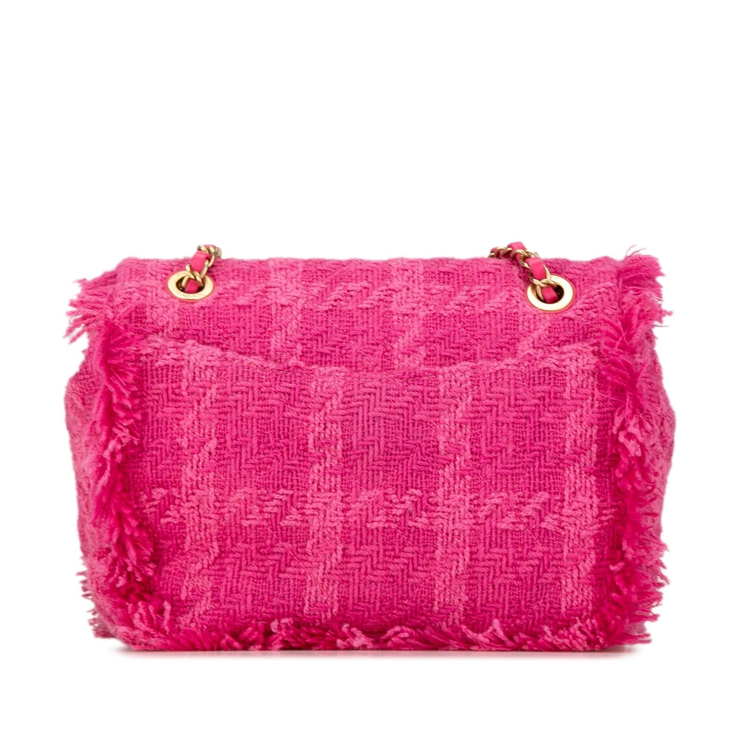 Chanel Wool Tweed Giant Logo Flap (SHG-cgNjh5) Shoulder Bag