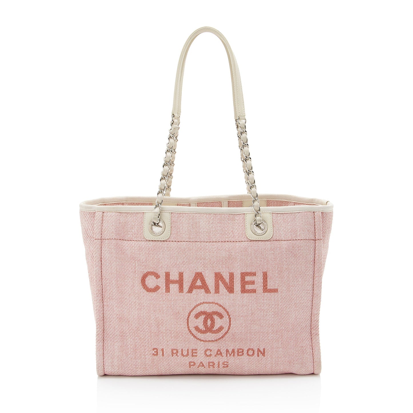 Chanel Woven Straw Deauville Small Tote (SHF-dndV47)