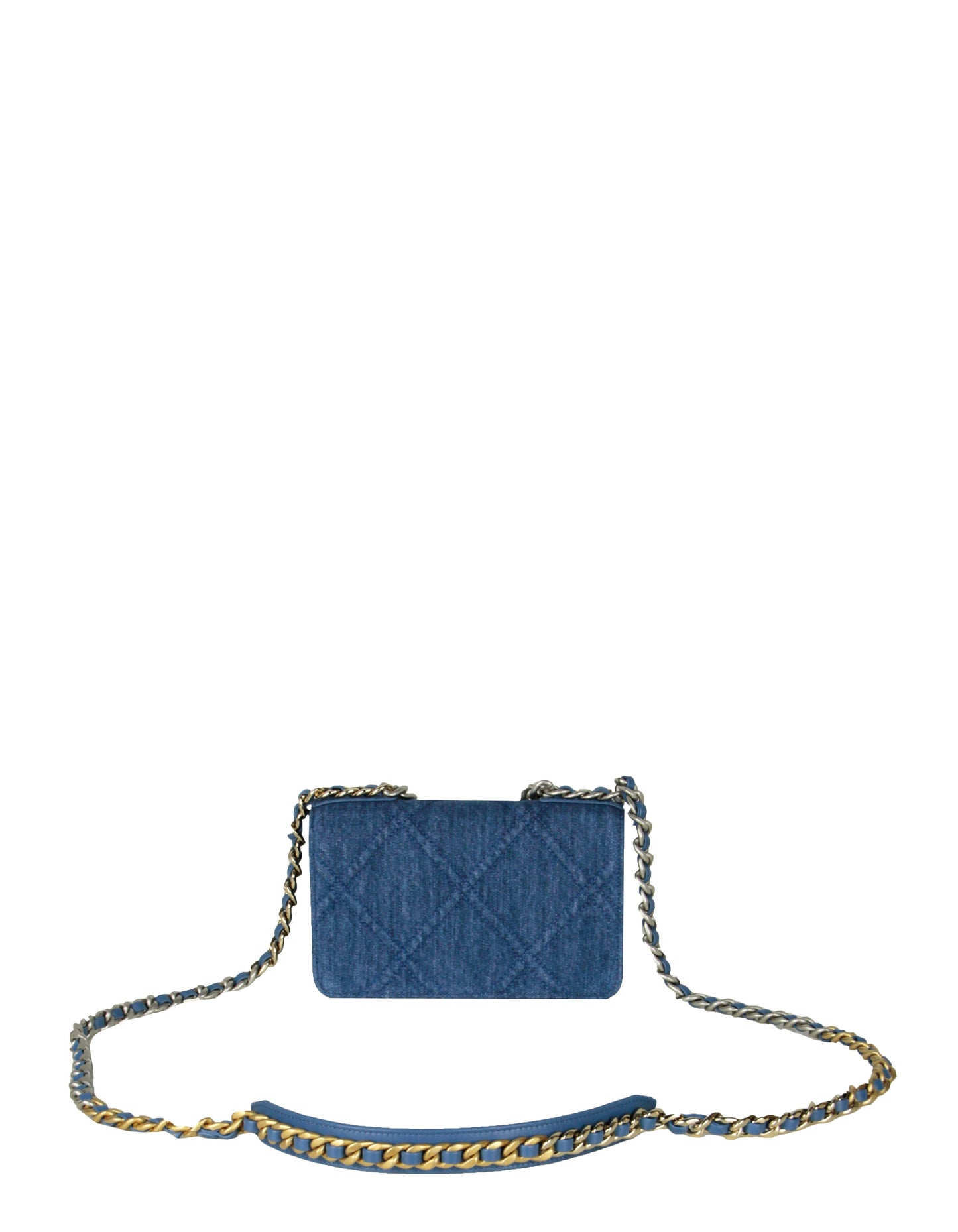Chanel 2022 Quilted 19 WOC Crossbody Bag