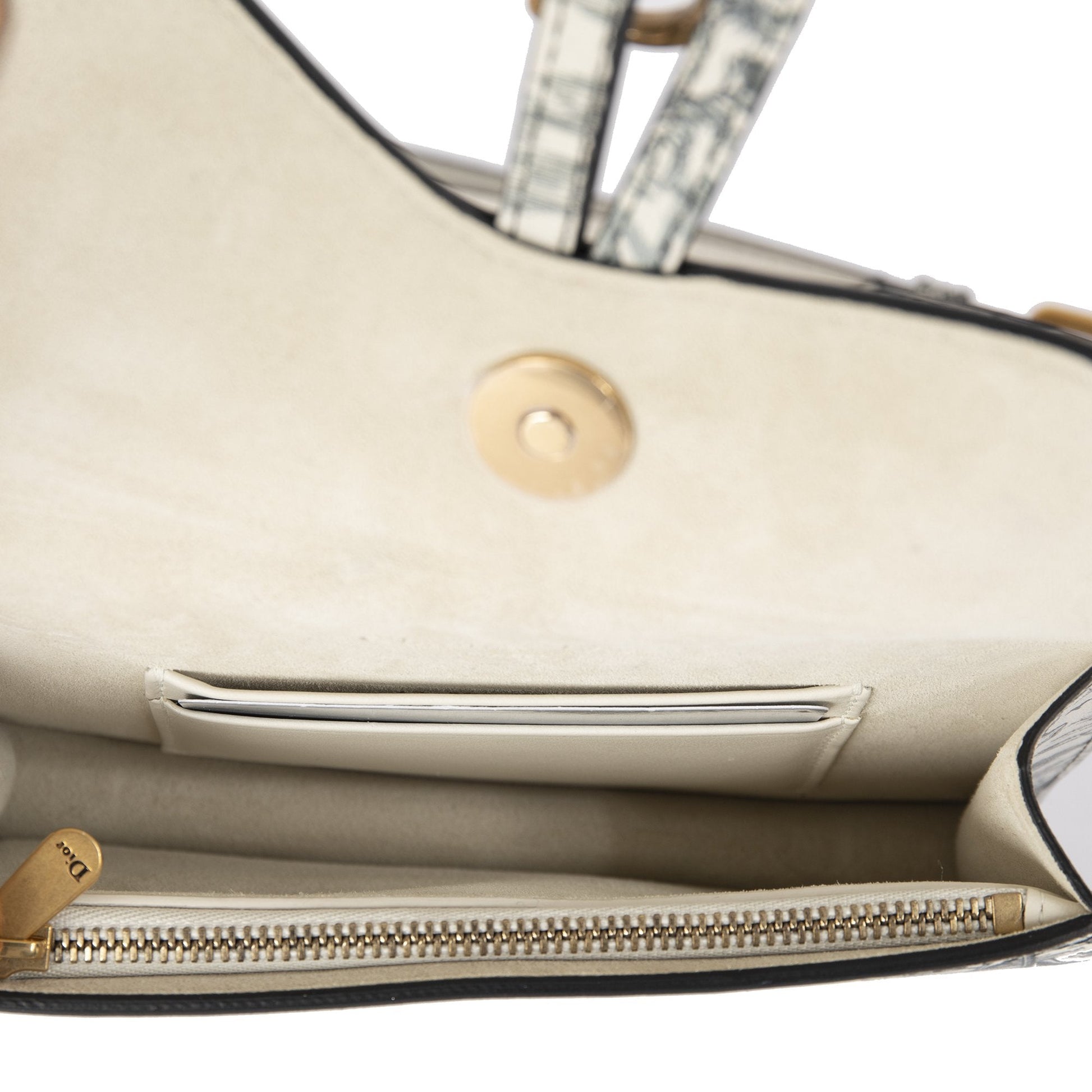 Christian Dior 2020 Jardin Naturel Print Saddle Belt Pouch