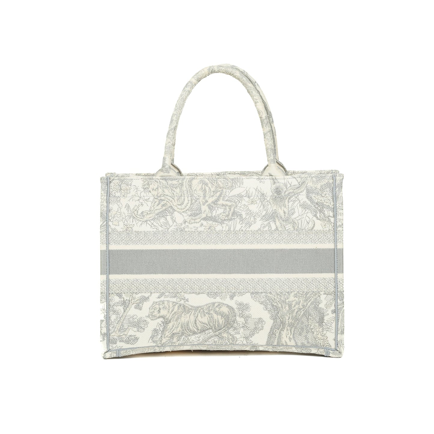 Christian Dior 2020 Medium Toile de Jouy Reverse Book Tote