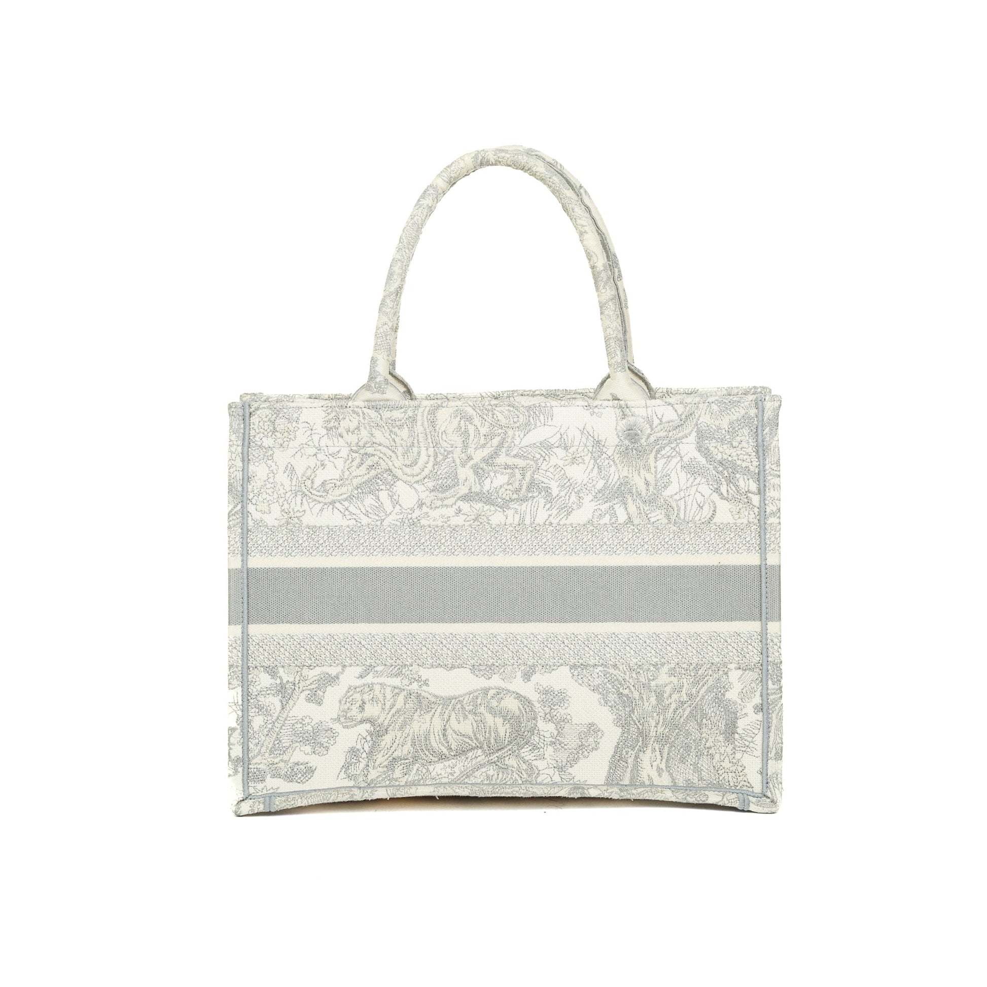 Christian Dior 2020 Medium Toile de Jouy Reverse Book Tote