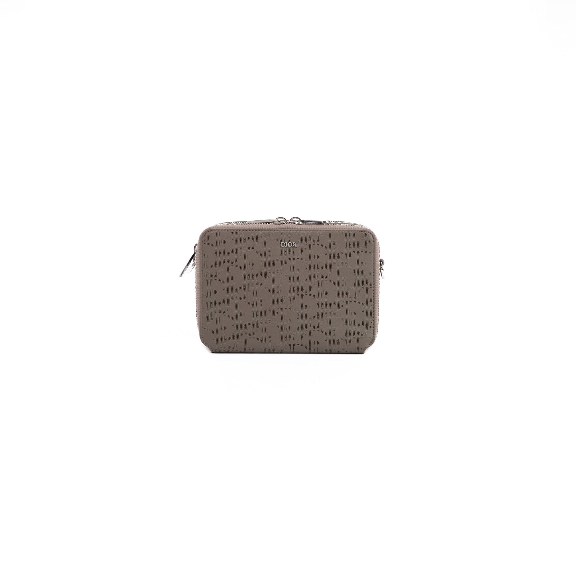 Christian Dior 2020 Oblique Galaxy Leather Messenger Pouch