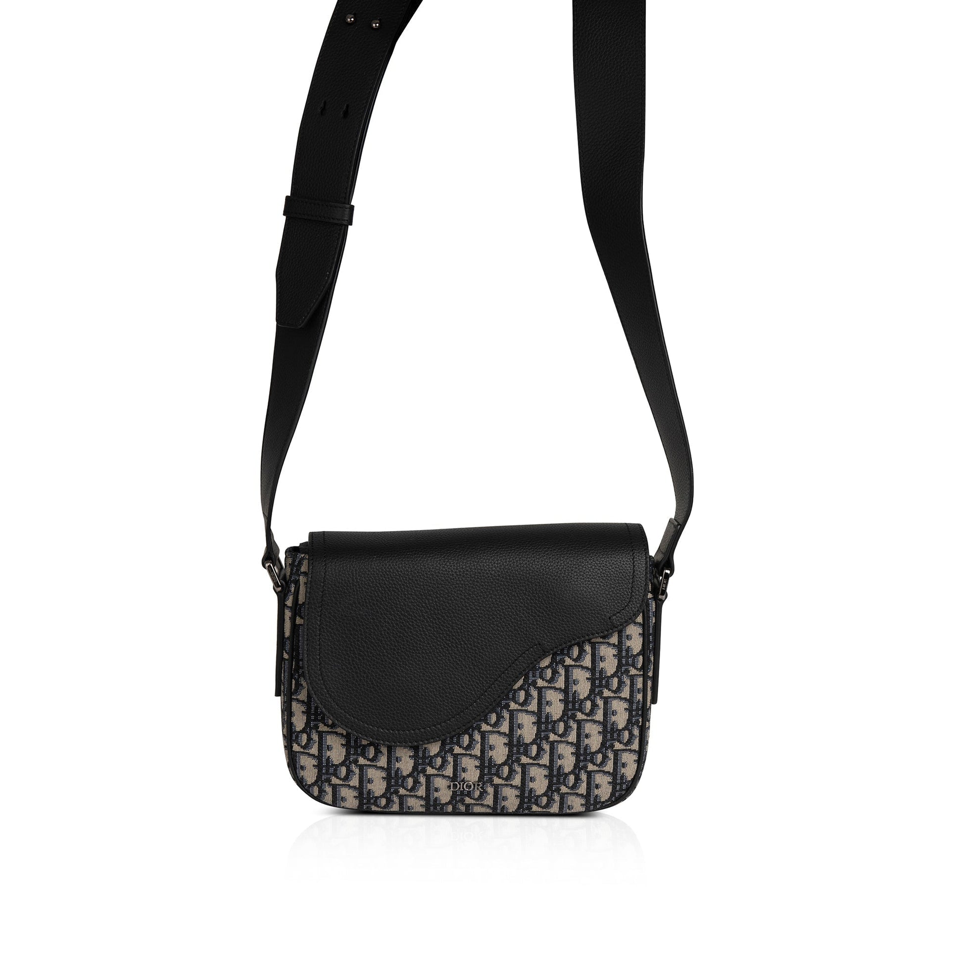 Christian Dior 2021 Oblique Mini Saddle Messenger Bag