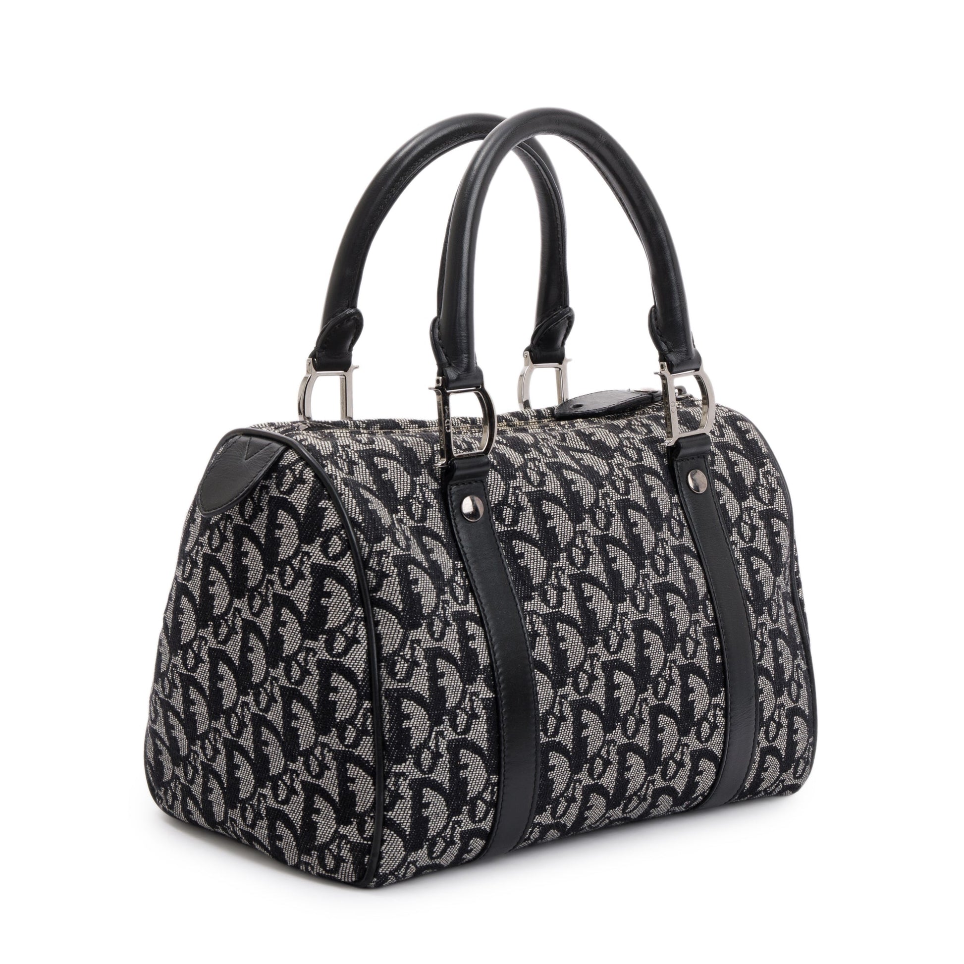 Christian Dior Black Diorissimo Boston Bag