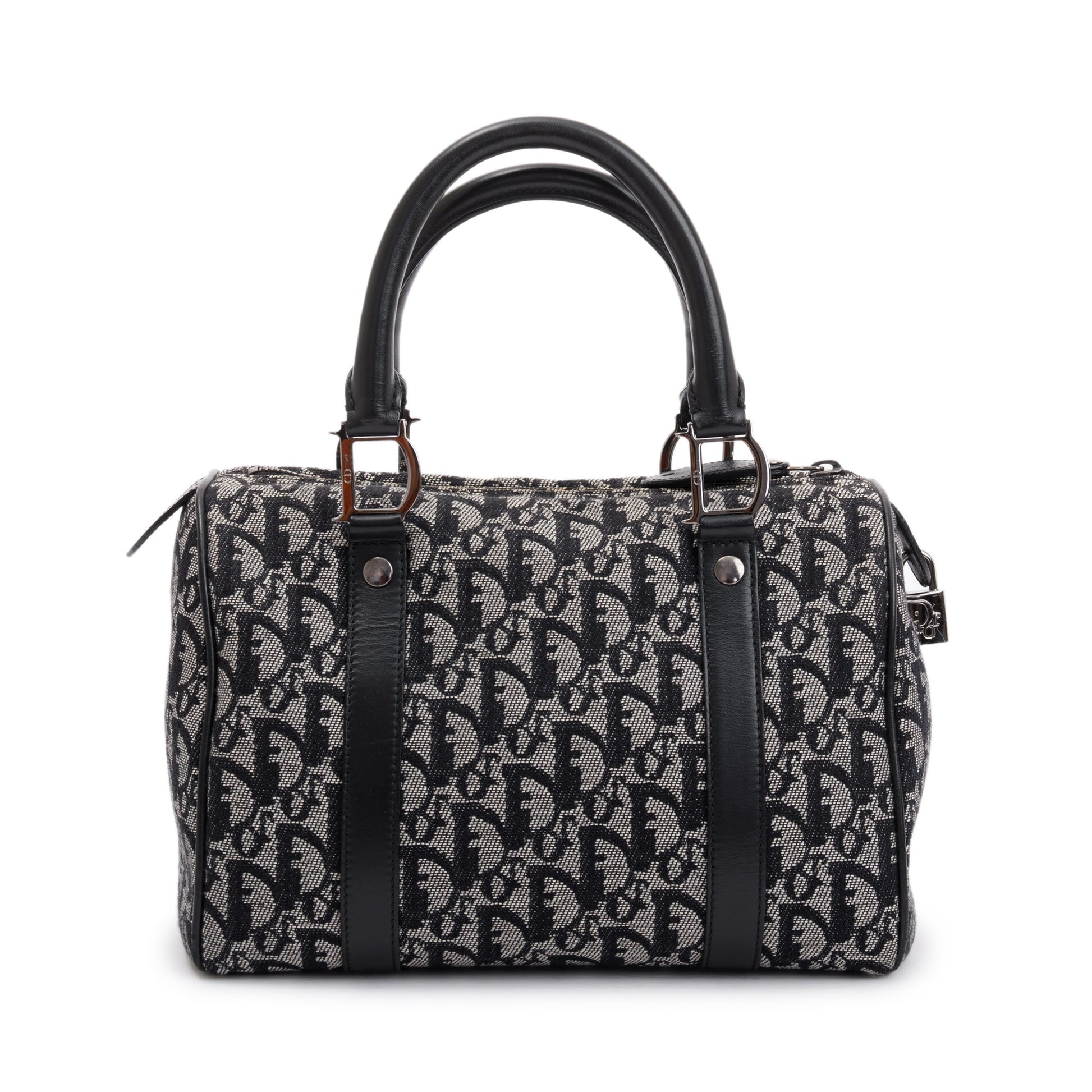 Christian Dior Black Diorissimo Boston Bag