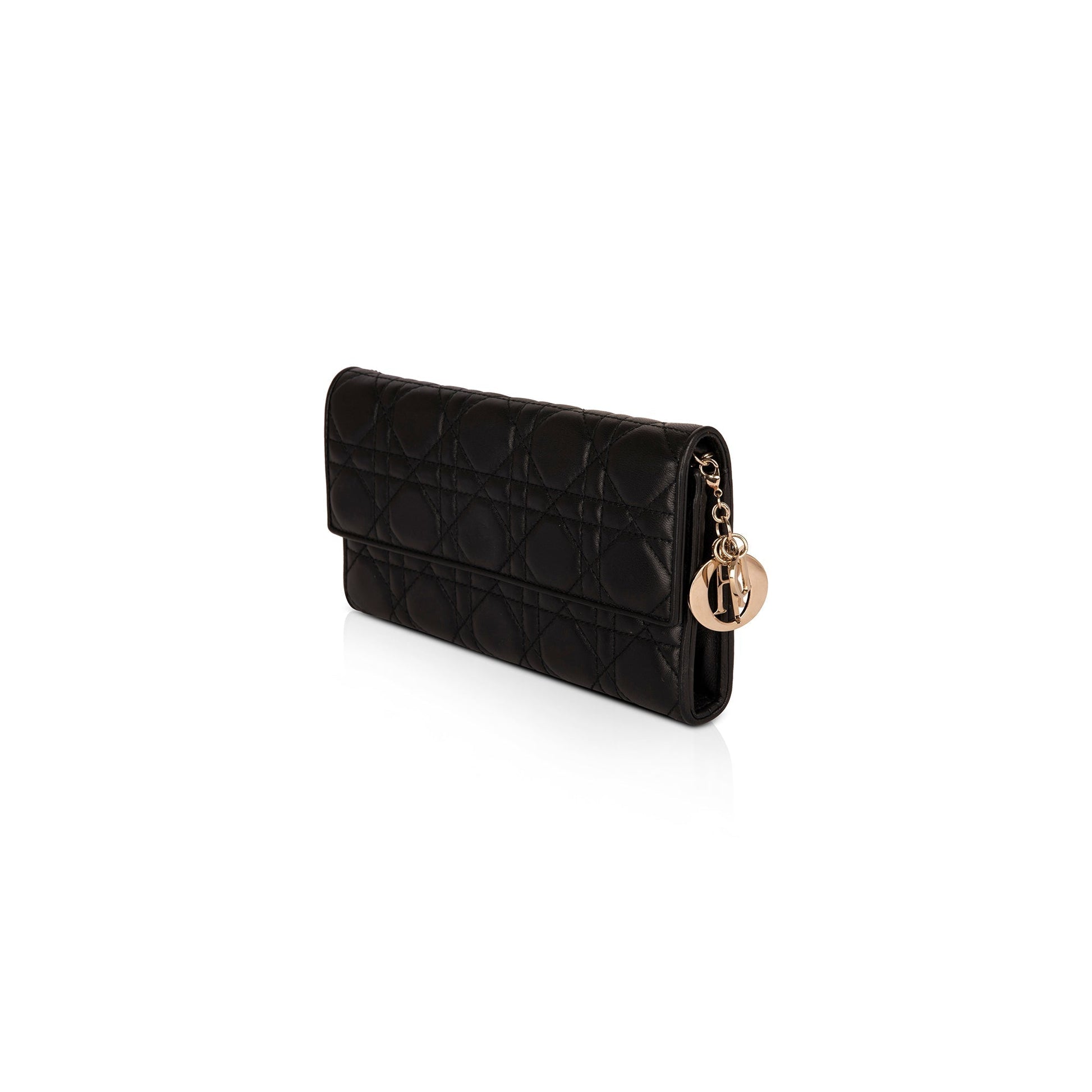 Christian Dior Cannage Croisiere Wallet on Chain