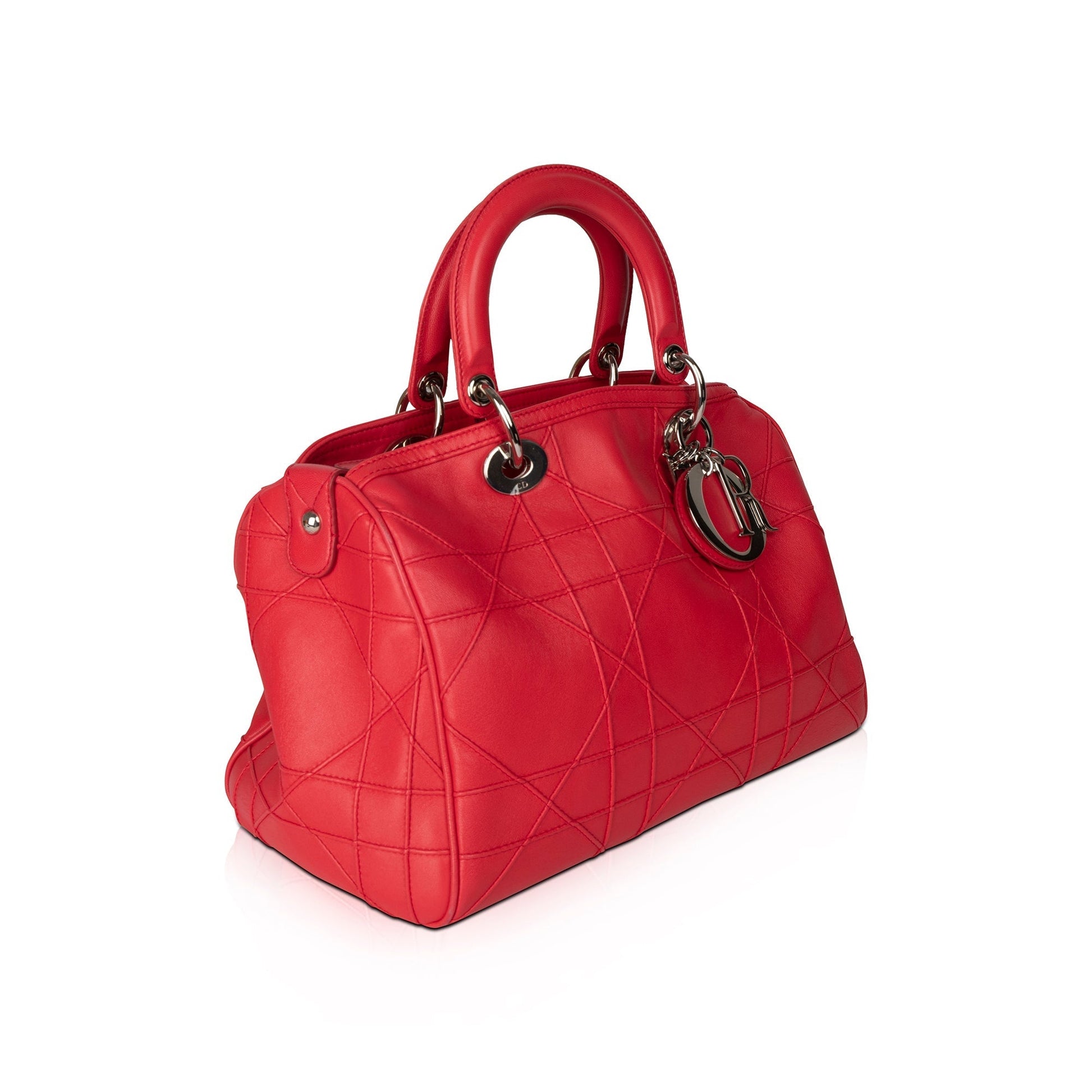 Christian Dior Cannage Granville Polochon Tote