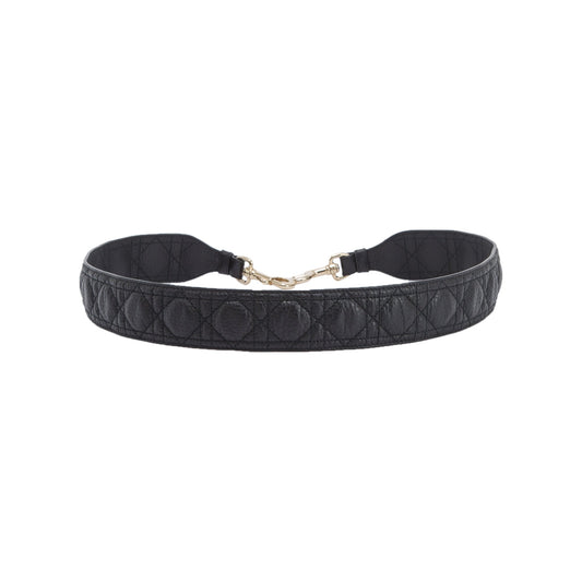 Christian Dior Leather Cannage Shoulder Strap