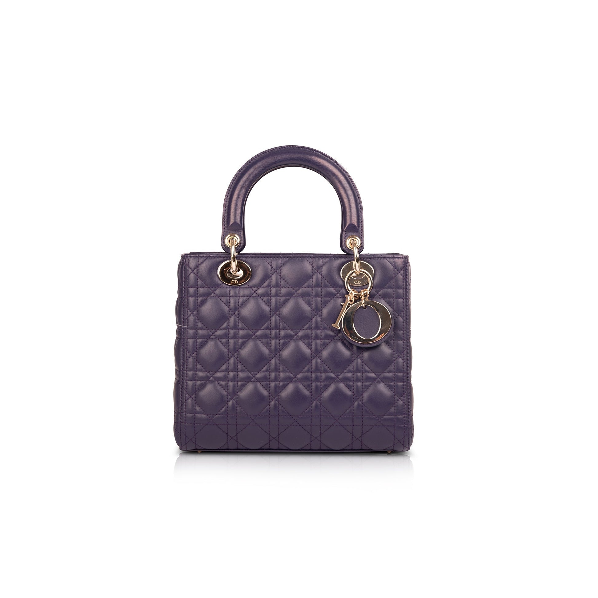 Christian Dior Medium Cannage Lambskin Lady Dior Bag