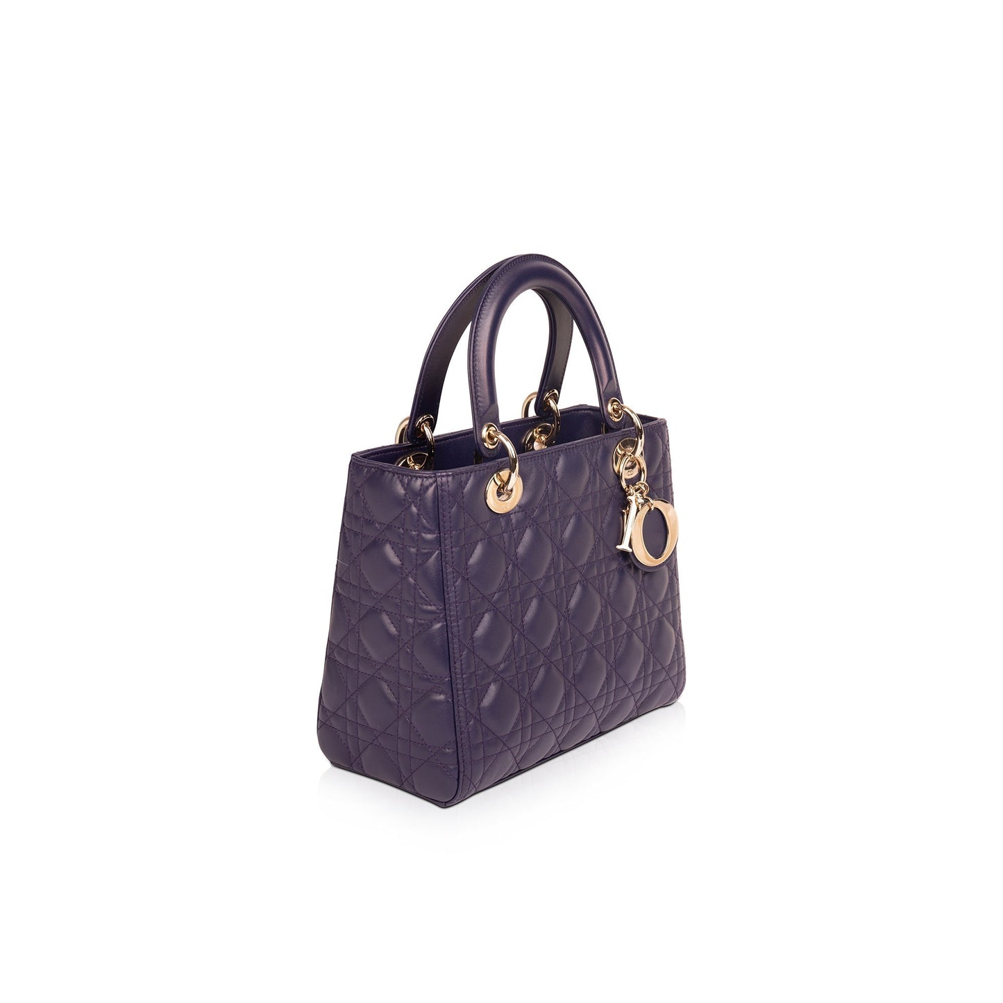 Christian Dior Medium Cannage Lambskin Lady Dior Bag