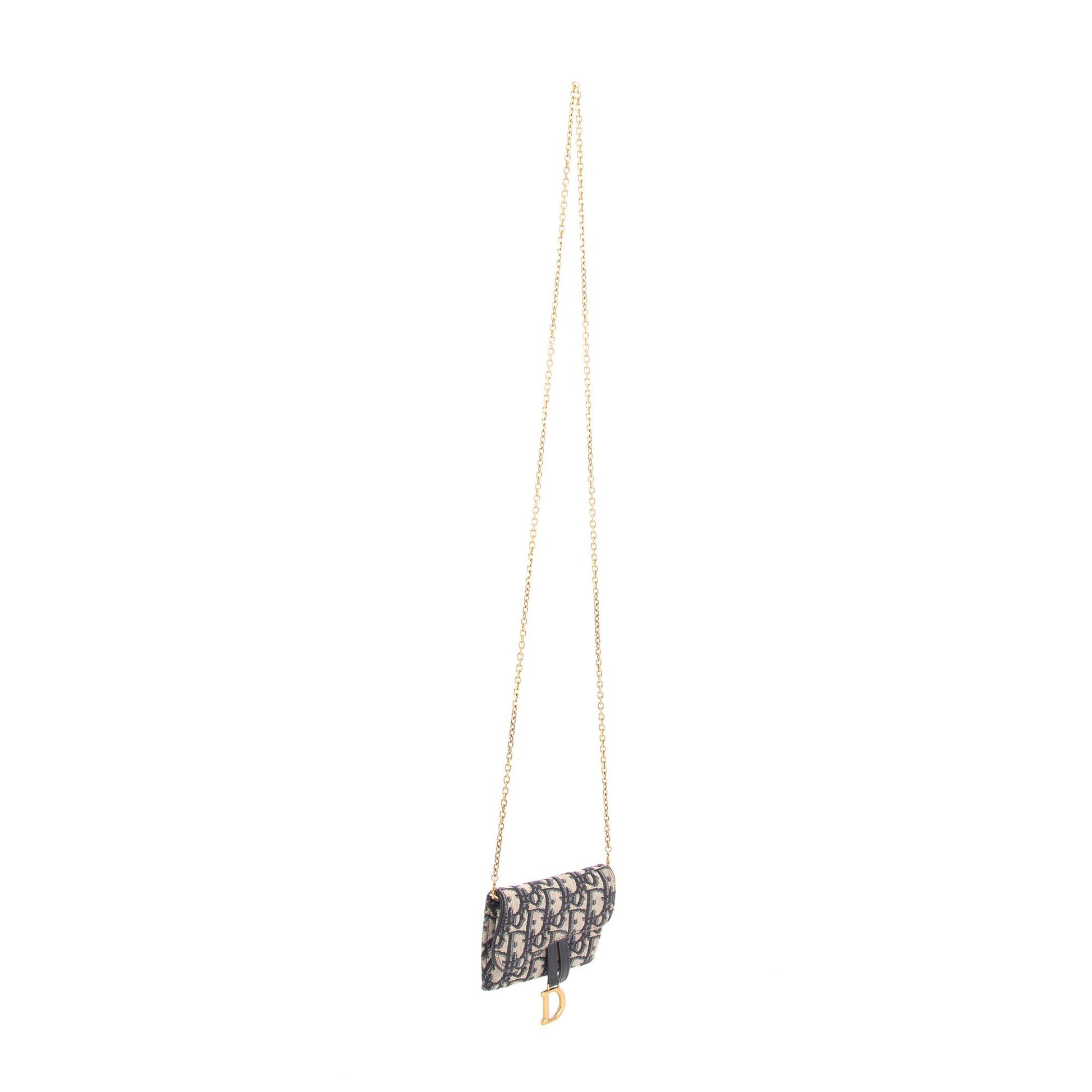 Christian Dior Nano Saddle Chain Pouch