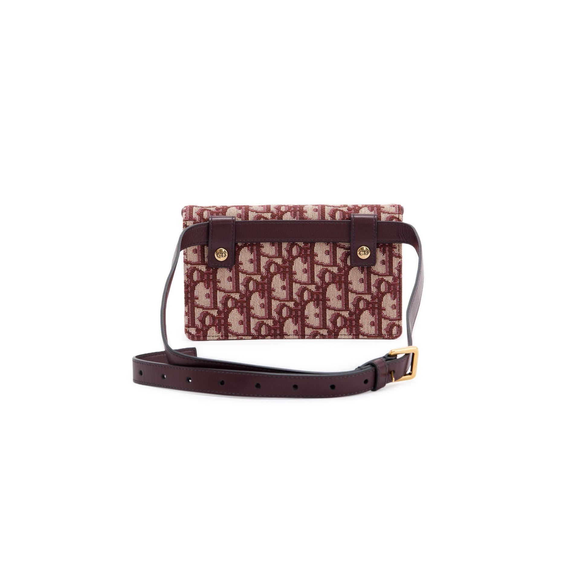Christian Dior Oblique Saddle Belt Pouch