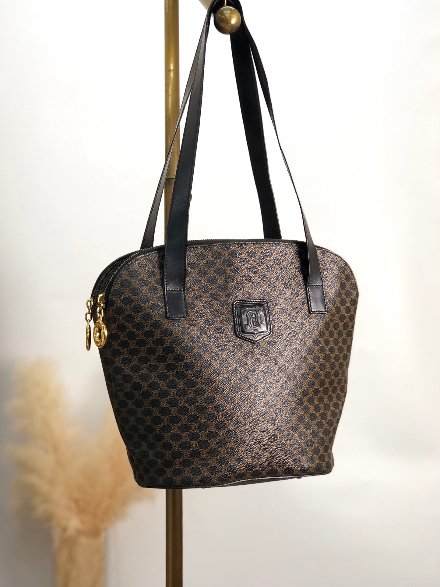 CELINE Shoulder bag Totebag Black brgwj3
