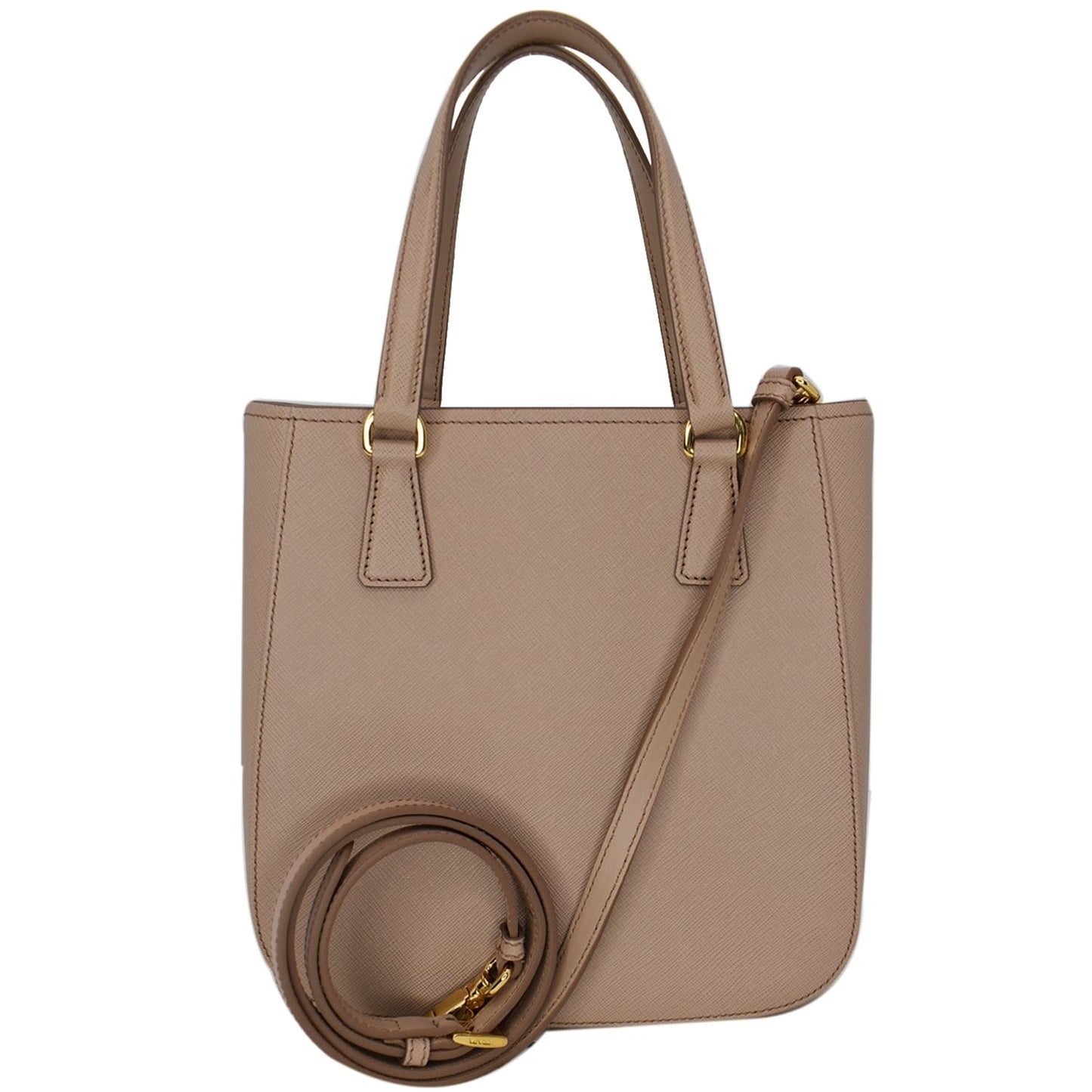 PRADA Lux Metropolis Saffiano Leather Tote Bag Cipria - Hot Deals