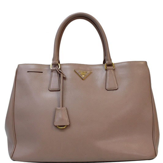 PRADA Lux Saffiano Leather Tote Tote Bag Light Pink