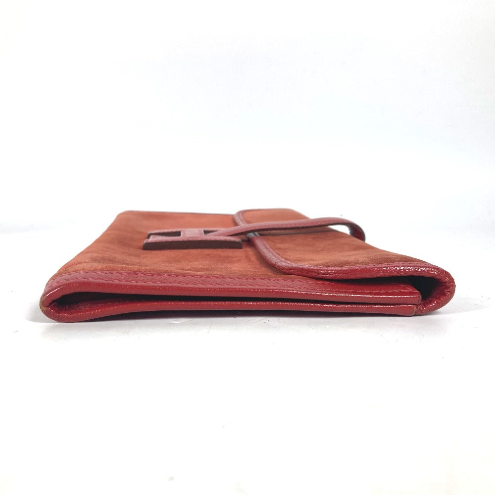 HERMES Clutch bag , Dopris Red Bag H logo Jige Elan Women