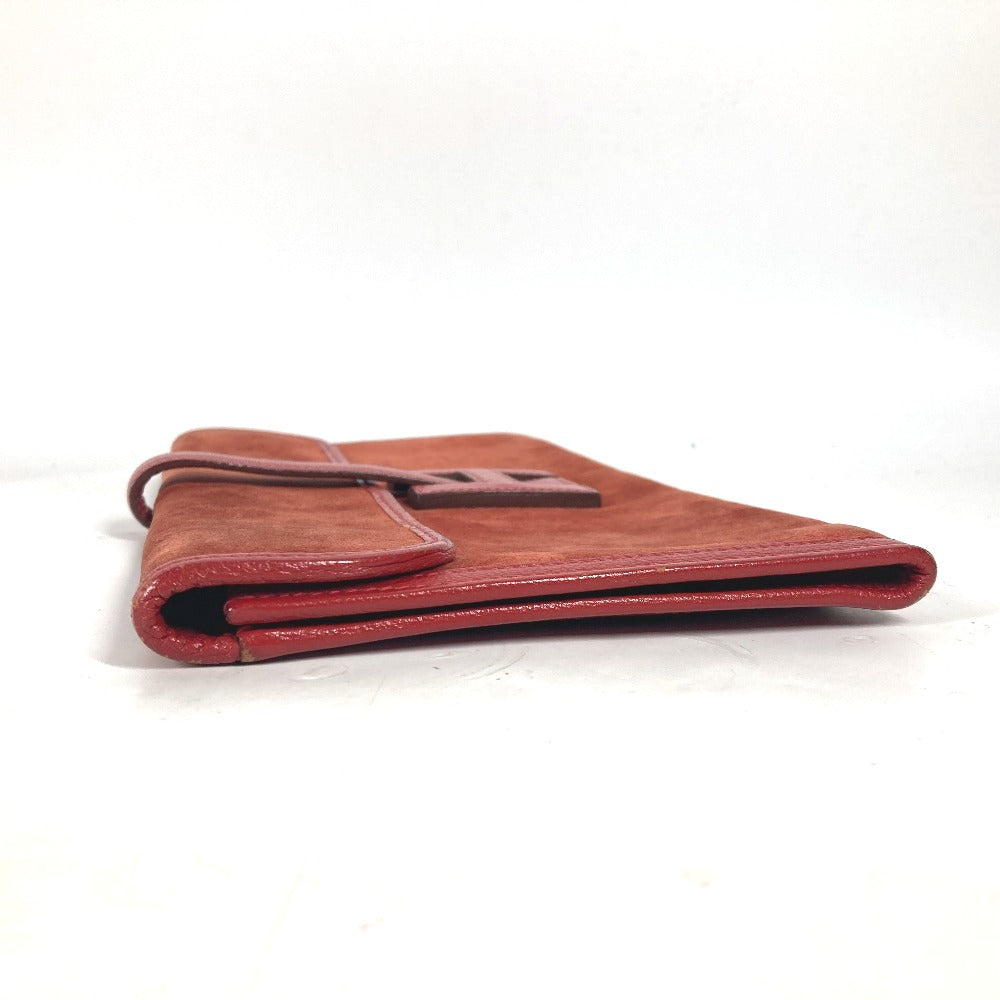HERMES Clutch bag , Dopris Red Bag H logo Jige Elan Women