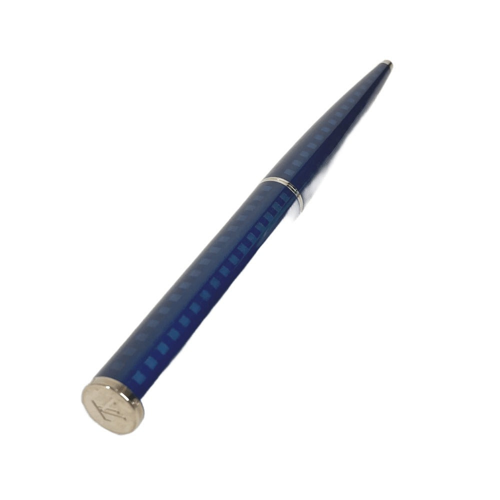 LOUIS VUITTON Ballpoint pen steel blue Jet Rack Twist Ballpoint Pen