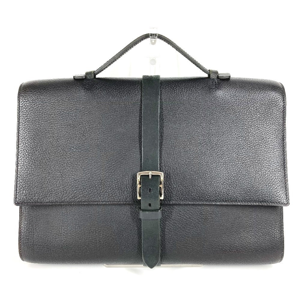 HERMES Business bag leather black Etrivieres Document