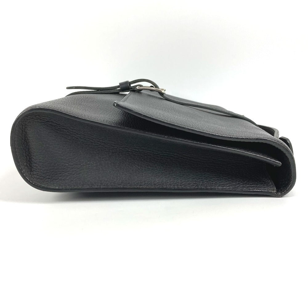 HERMES Business bag leather black Etrivieres Document