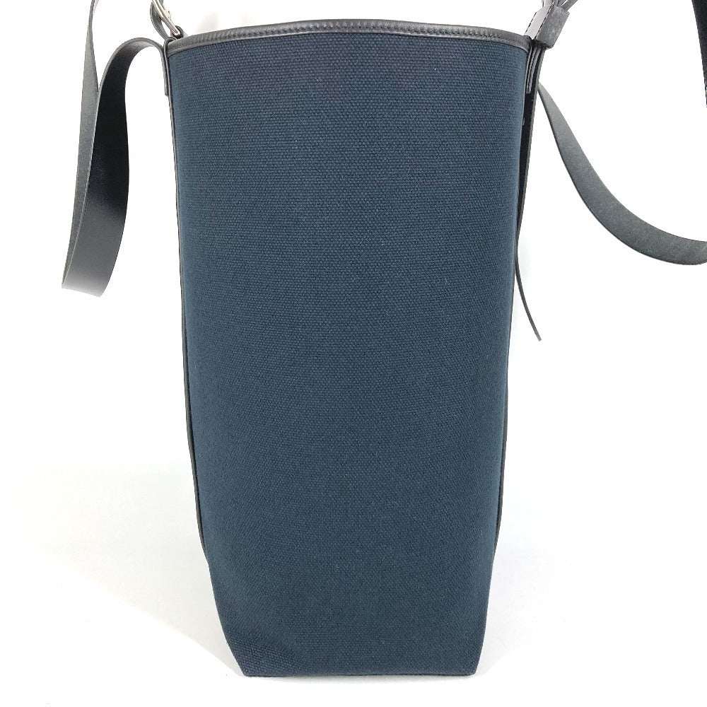 HERMES Shoulder Bag Leather, Toile black Etriviere Pocket 27