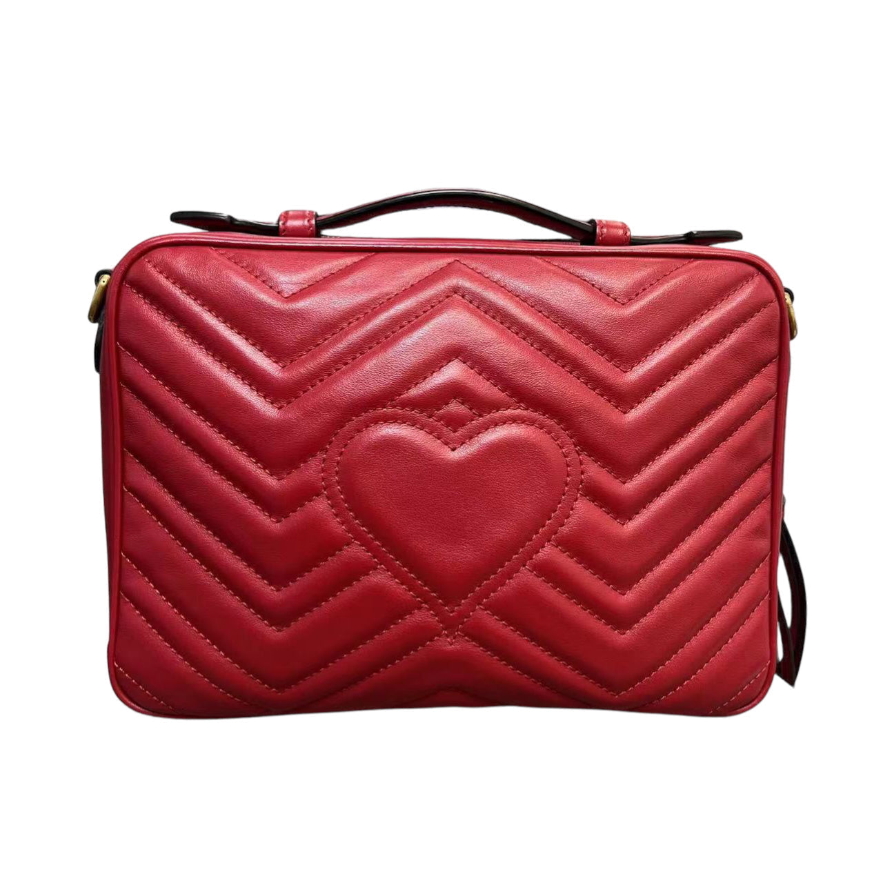 Gucci Leather Top Handle Shoulder Bag