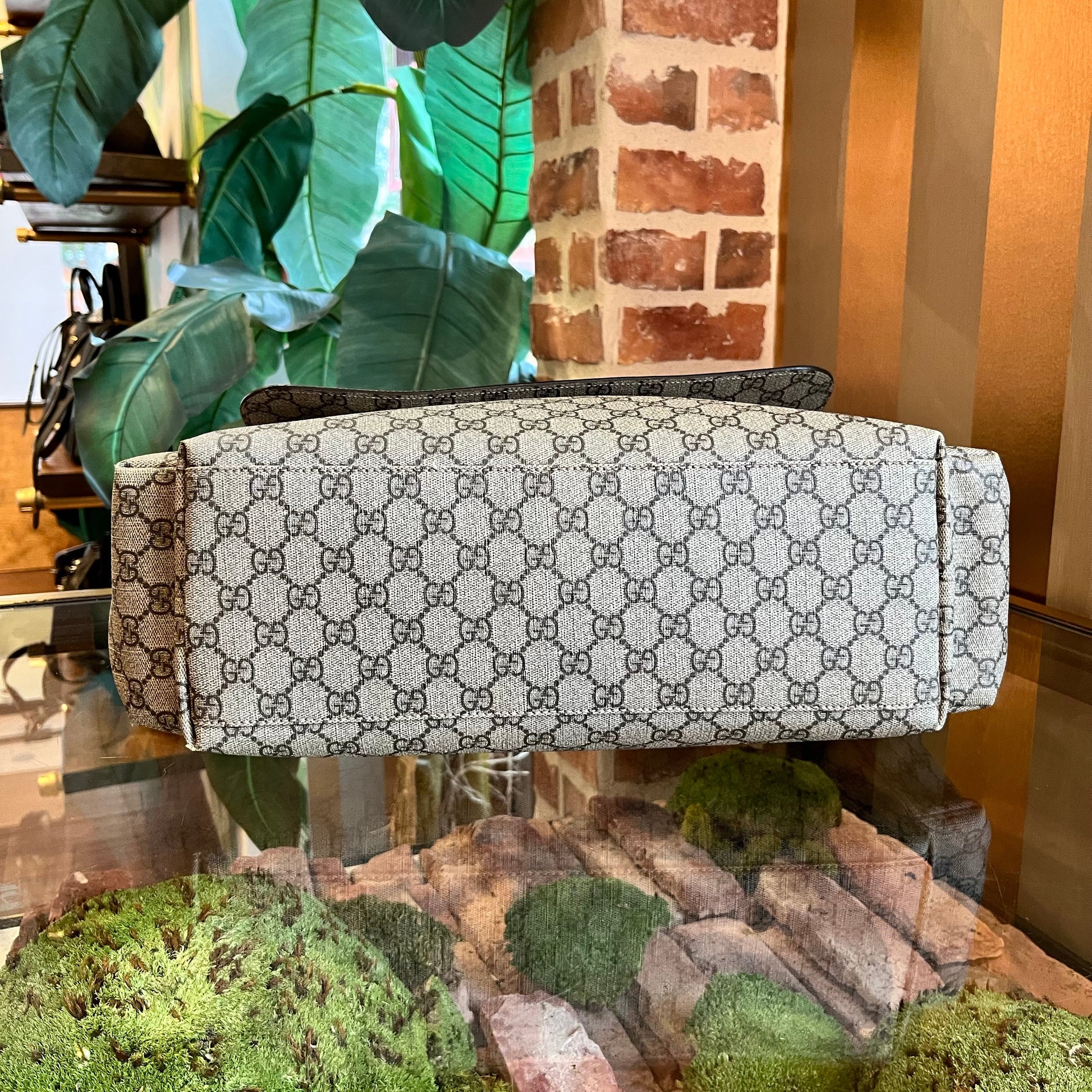 Gucci Leather Canvas Crossbody