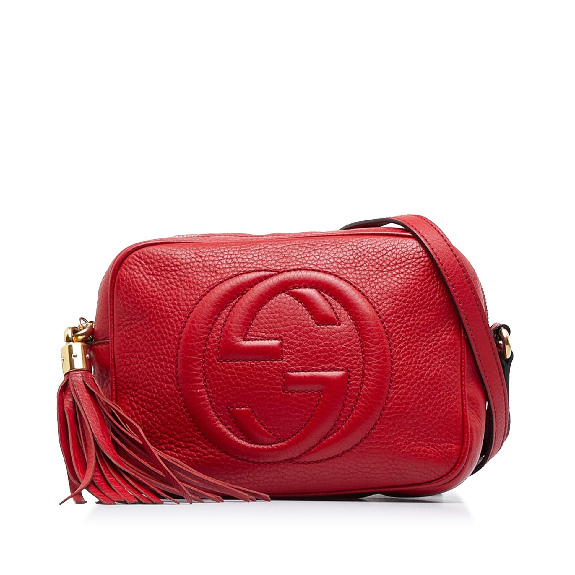 Gucci Soho Red Leather Crossbody