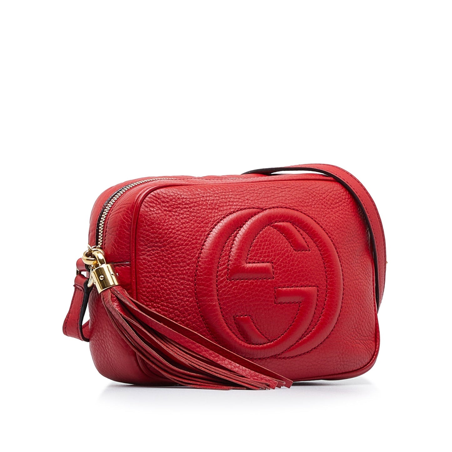 Gucci Soho Red Leather Crossbody