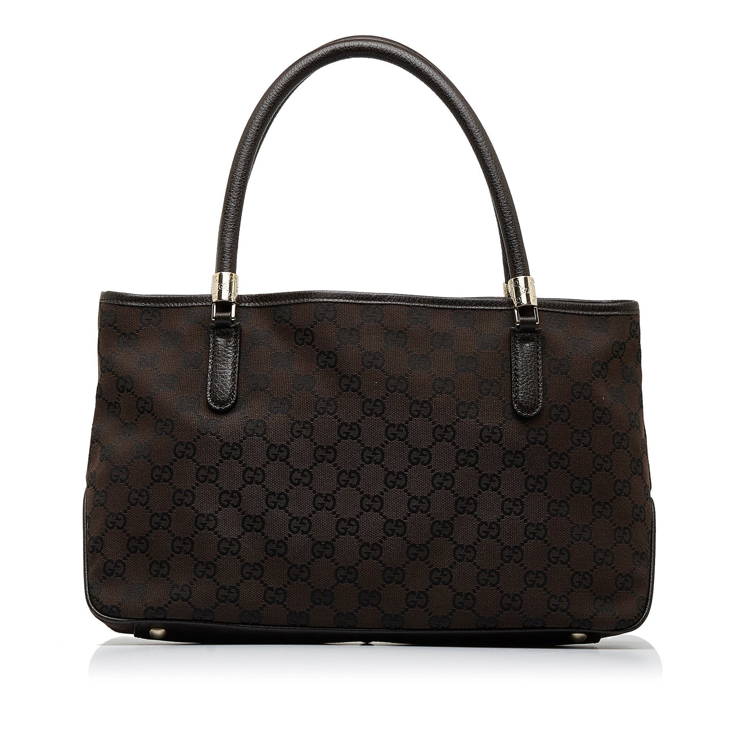 Gucci Leather Canvas Tote