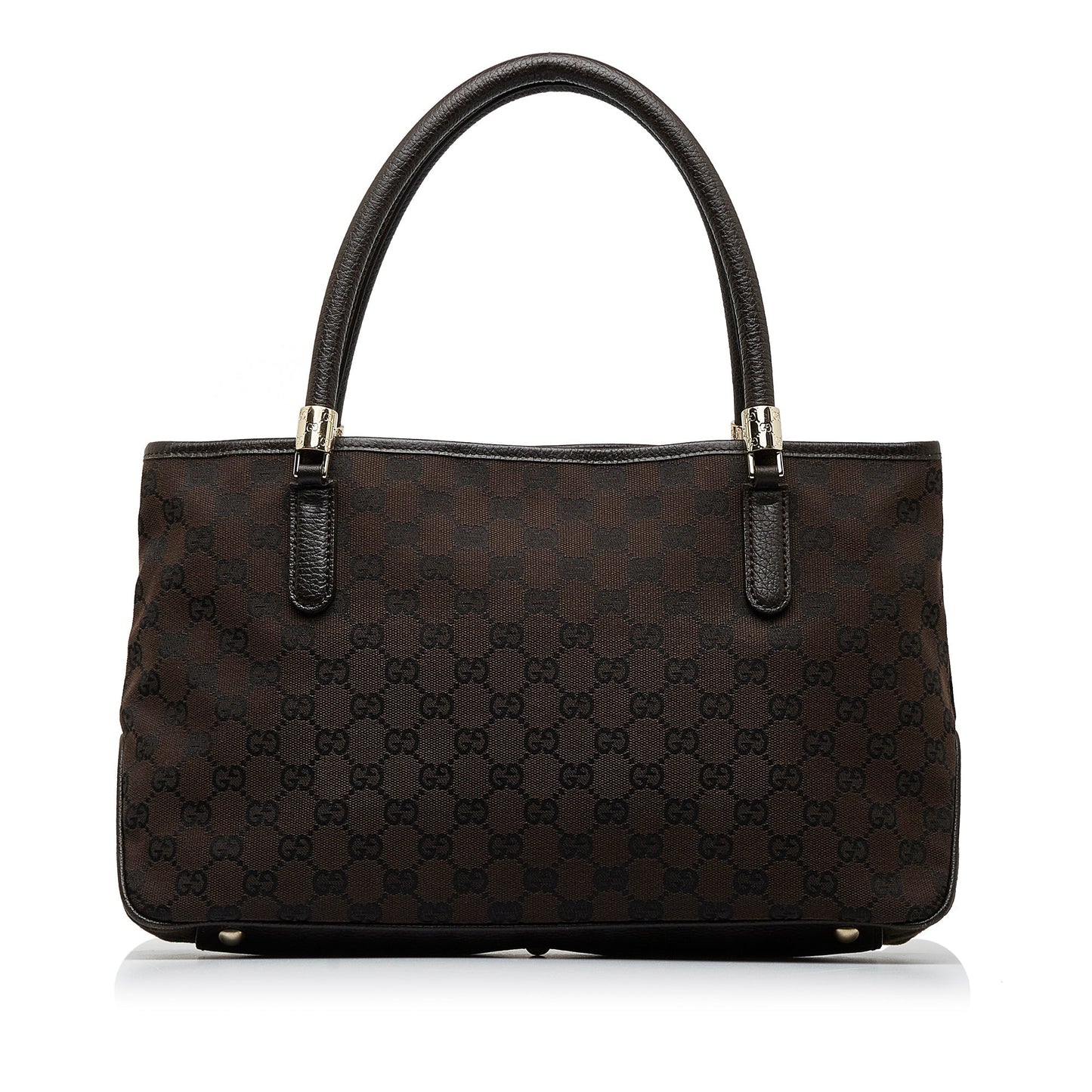 Gucci Leather Canvas Tote
