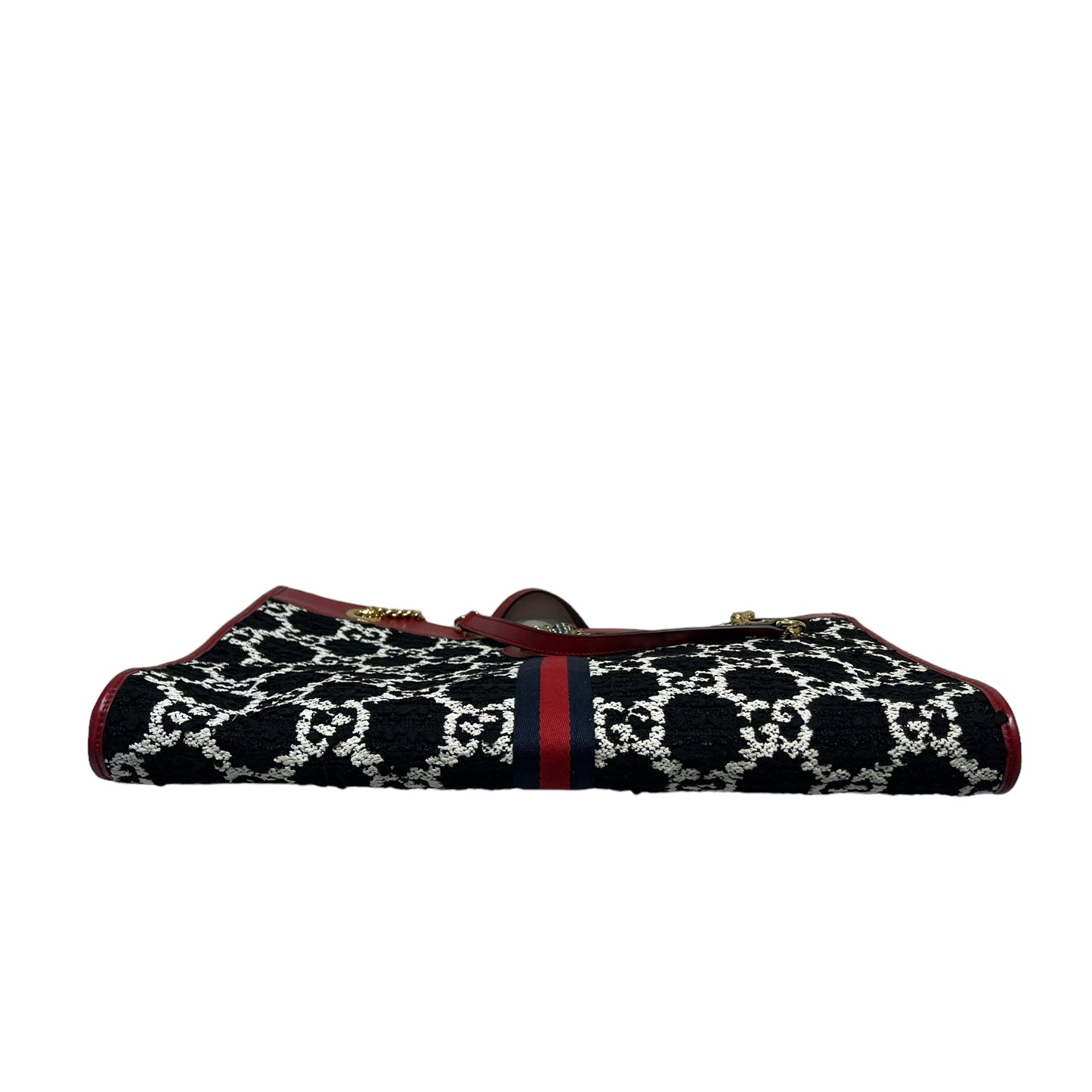 Gucci Monogram Chain Leather Tote
