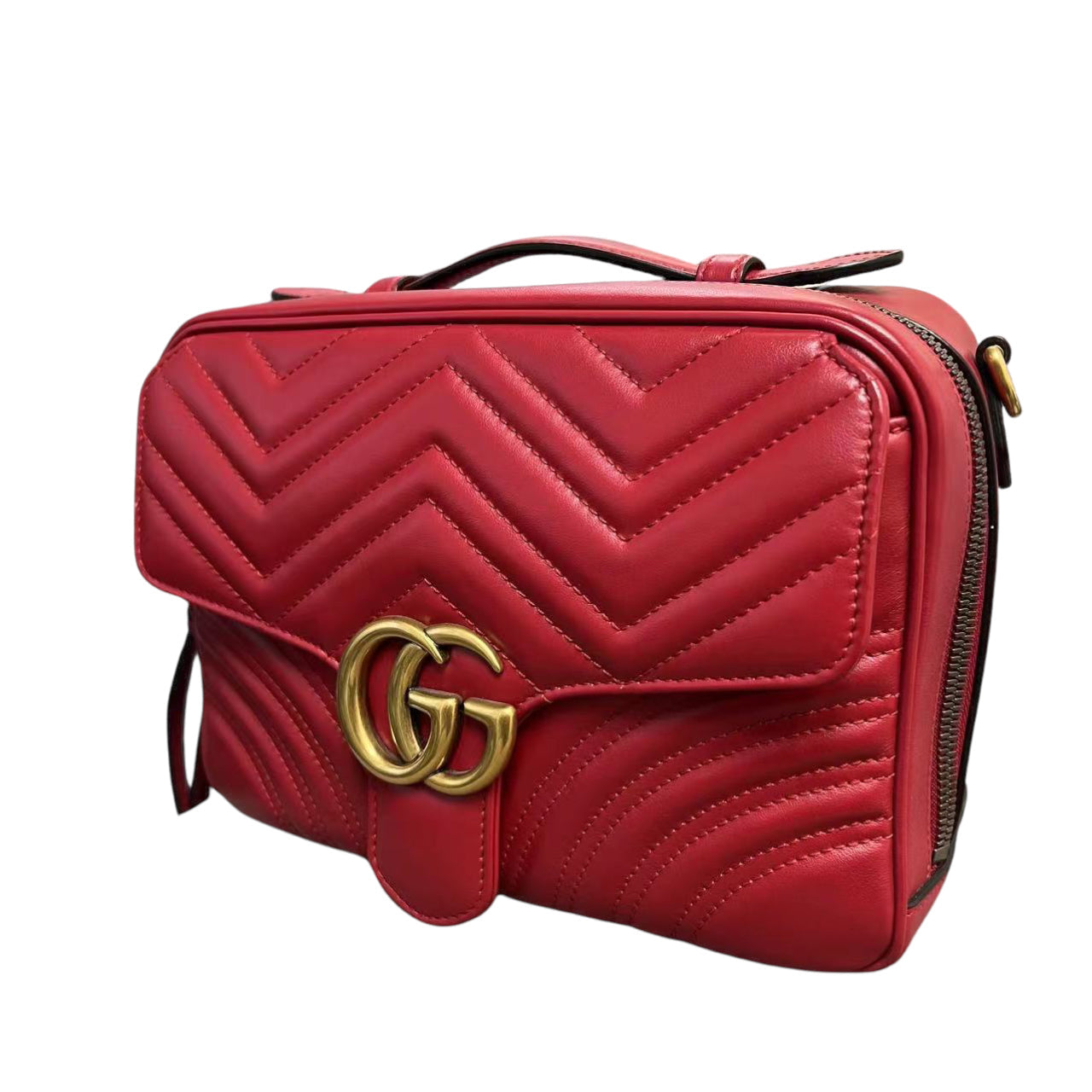 Gucci Leather Top Handle Shoulder Bag