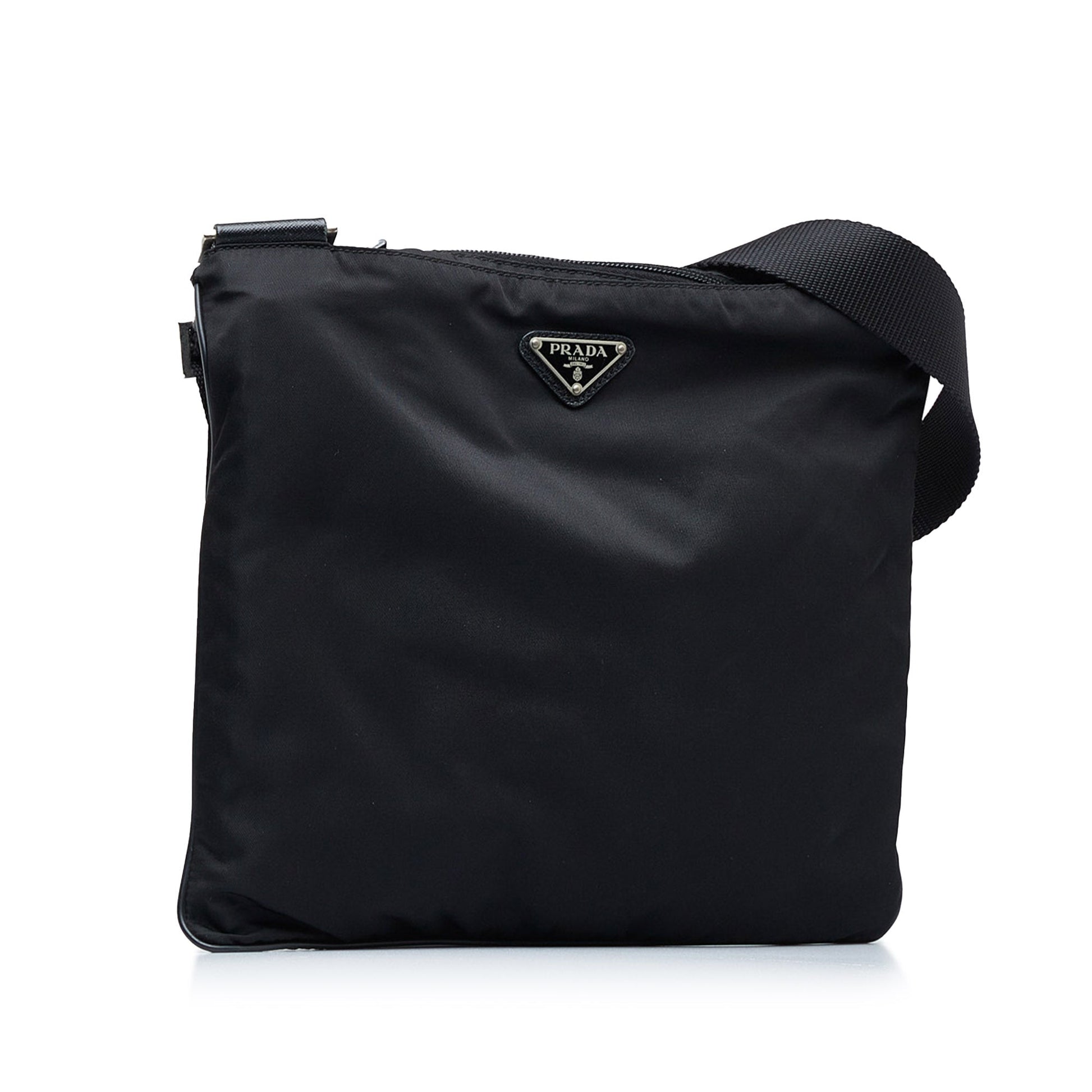 Prada Tessuto Black Nylon Canvas Luxury Handbag