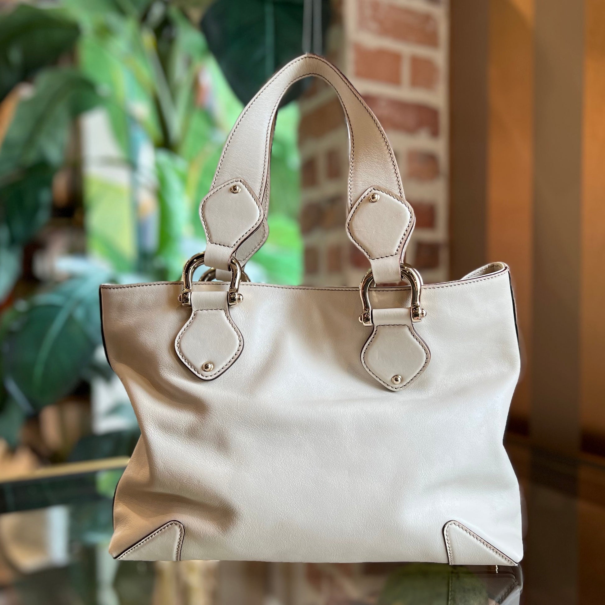 Gucci Leather Tote