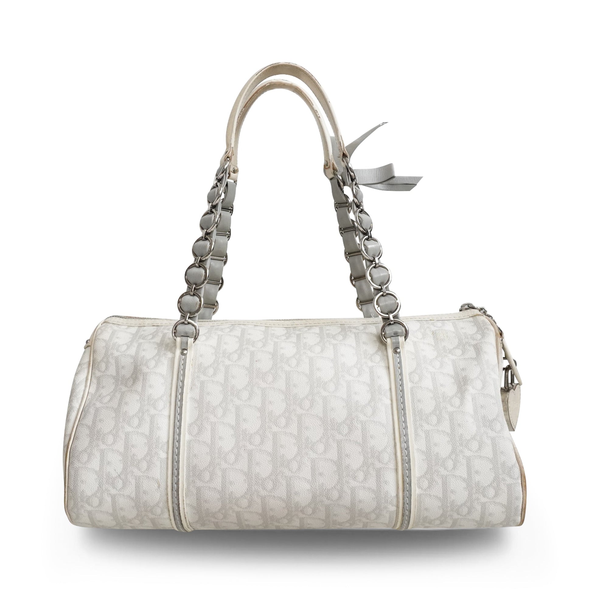 Dior Monogram Chain Leather Shoulder Bag