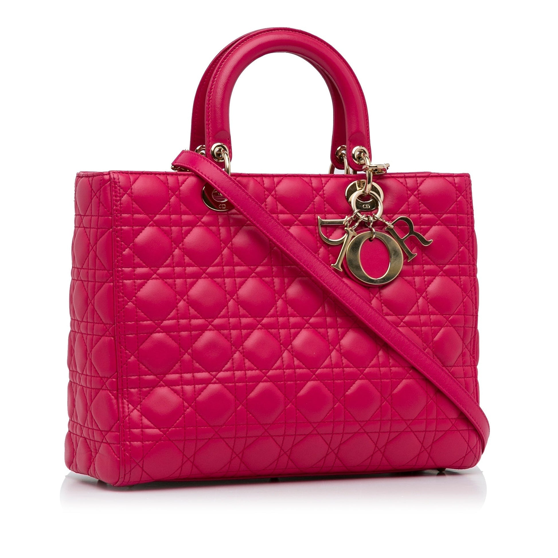 Dior Lady Dior Quilted Leather Shoulder Bag