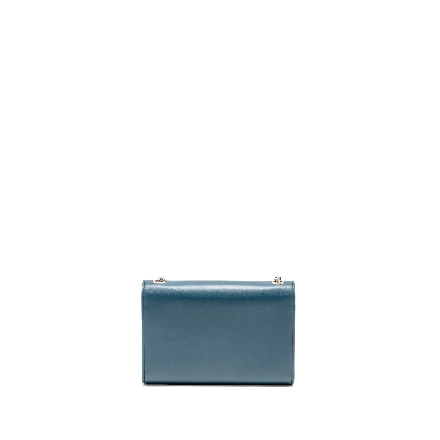 Saint Laurent/ Small Kate Purse with Tassel Caflskin Blue