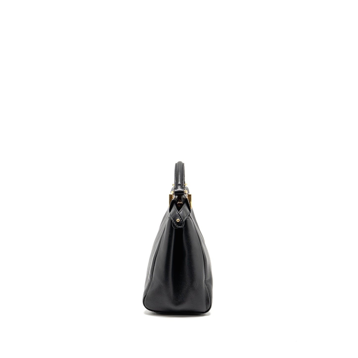 Fendi Mini Peekaboo Lambskin BLACK