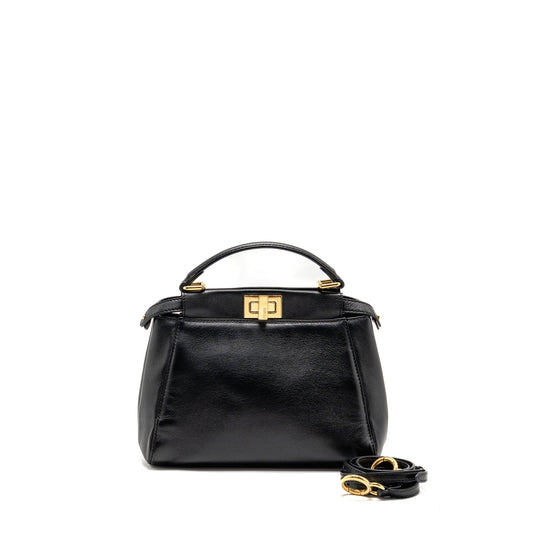 Fendi Mini Peekaboo Lambskin BLACK