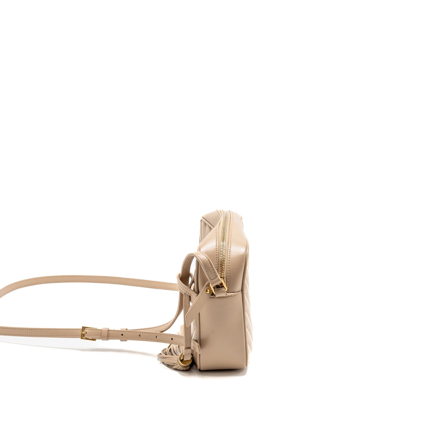 Saint Laurent/ Lou Camera Purse Calfskin Beige