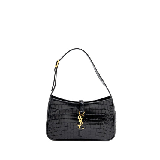 Saint Laurent/ Hobo Mini Purse Calfskin Black