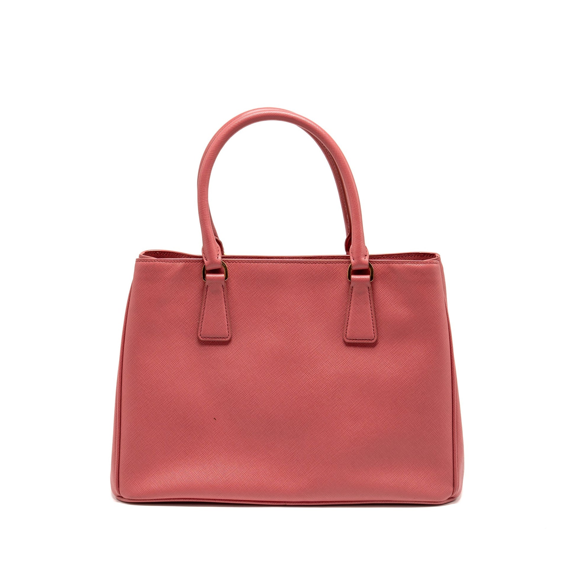 Prada Large Saffiano Tote Purse Galleria Saffiano Leather Pink