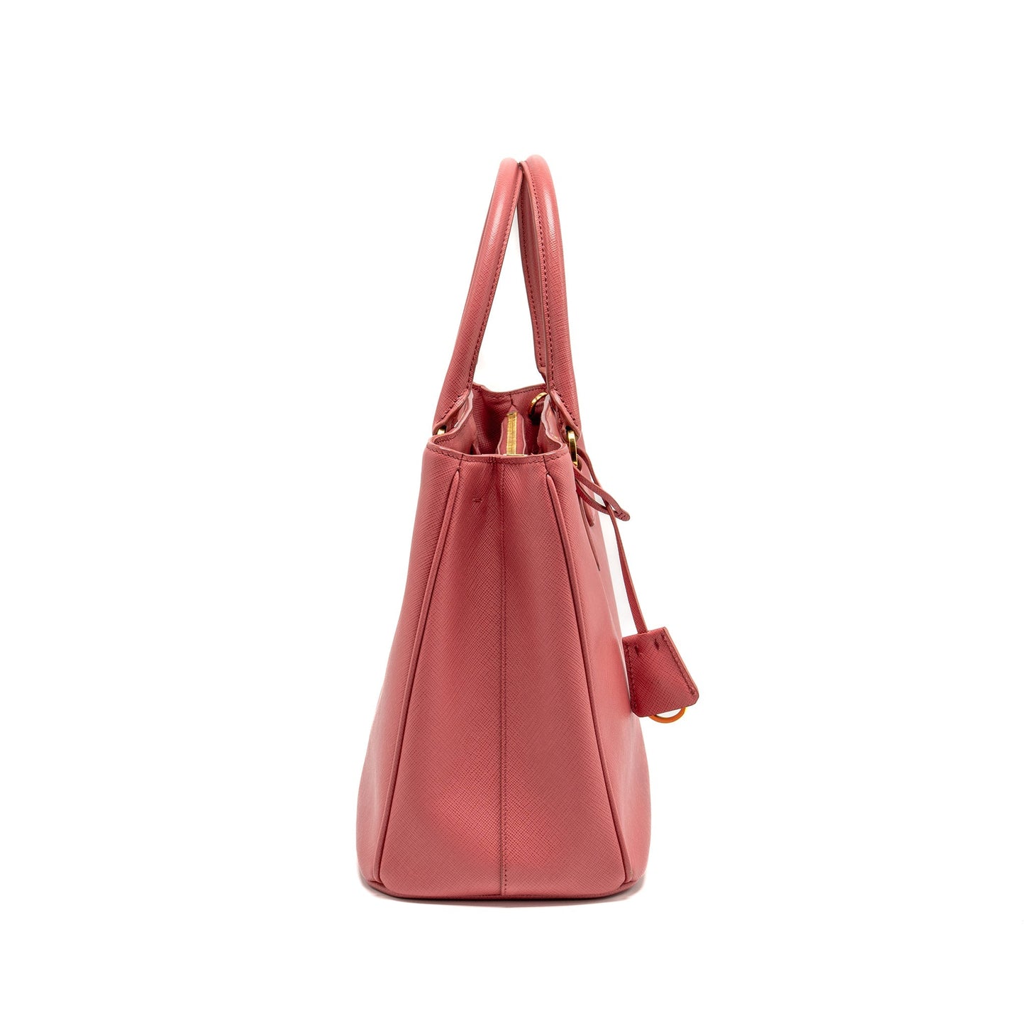 Prada Large Saffiano Tote Purse Galleria Saffiano Leather Pink