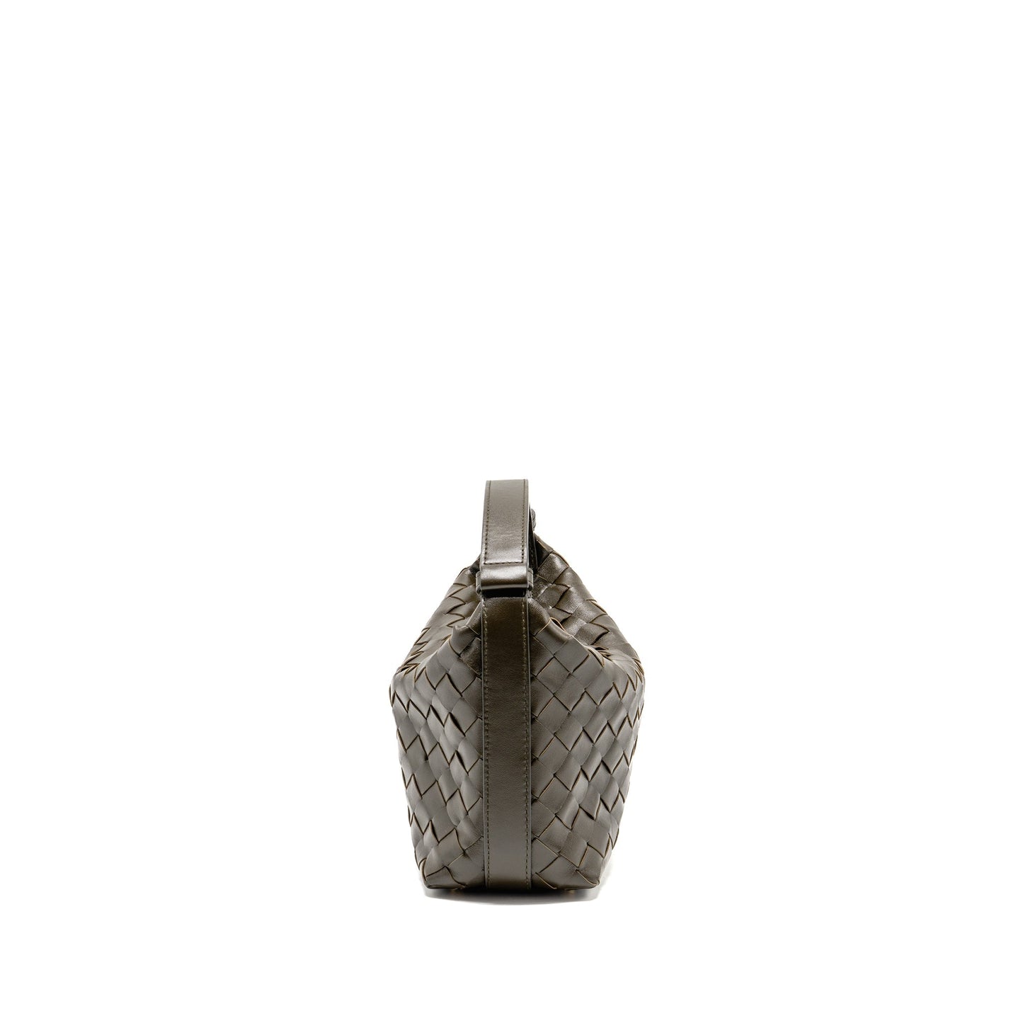 Bottega Veneta Wallace Purse Calfskin Kaki