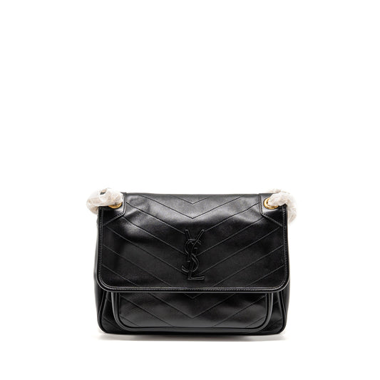 Saint Laurent Medium Niki Purse Lambskin Black