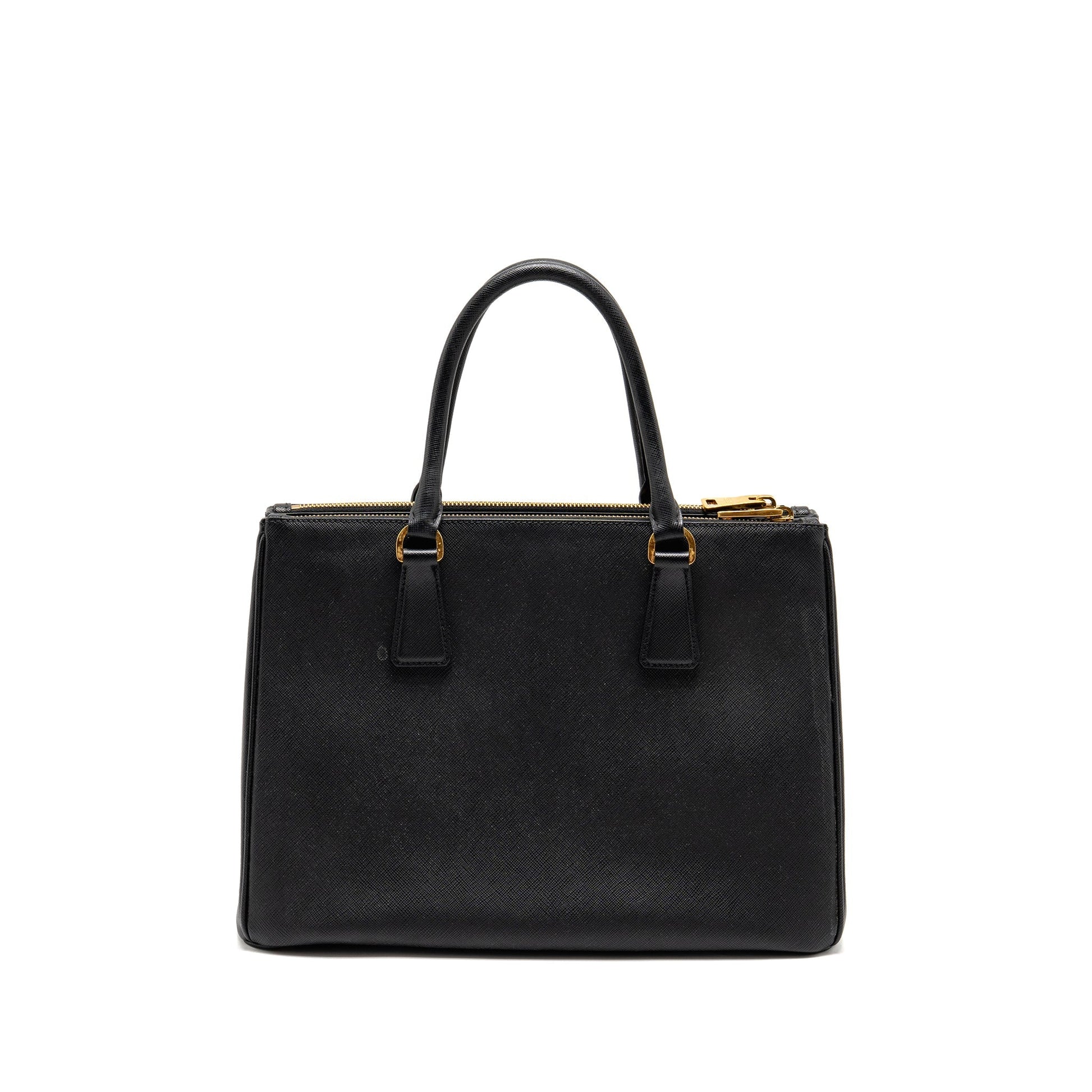 Prada Large Saffiano Tote Purse Galleria Saffiano Leather Black